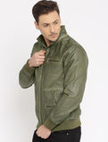 Being Human Olive Green Biker Jacket